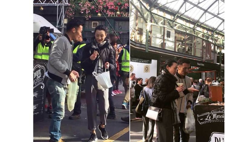 Nicholas Tse, Maggie Cheung spotted filming in London