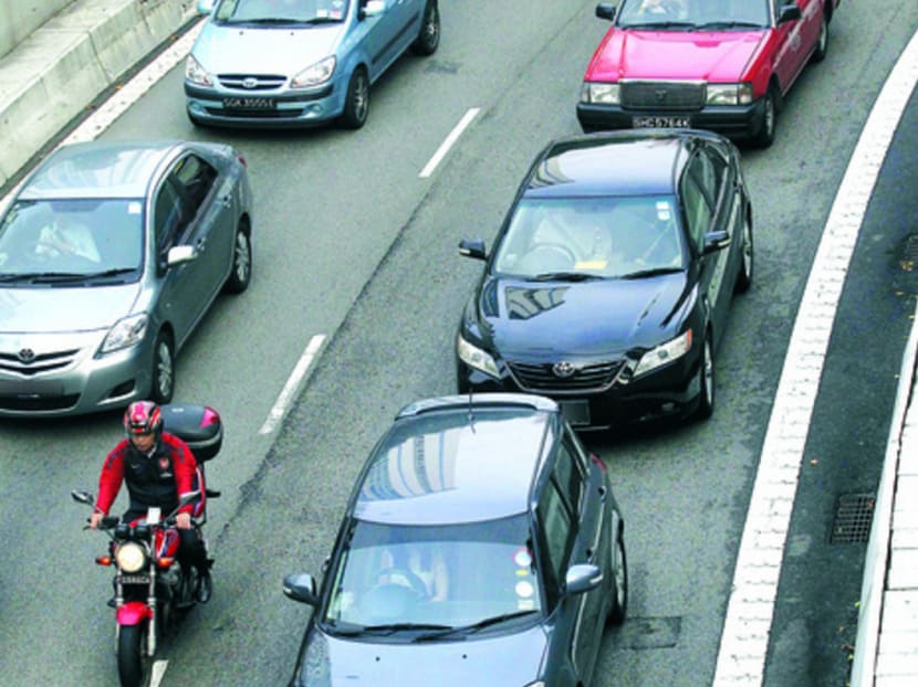 A survey last year found that nearly three in four motorcyclists in Singapore had met with an accident. TODAY File Photo