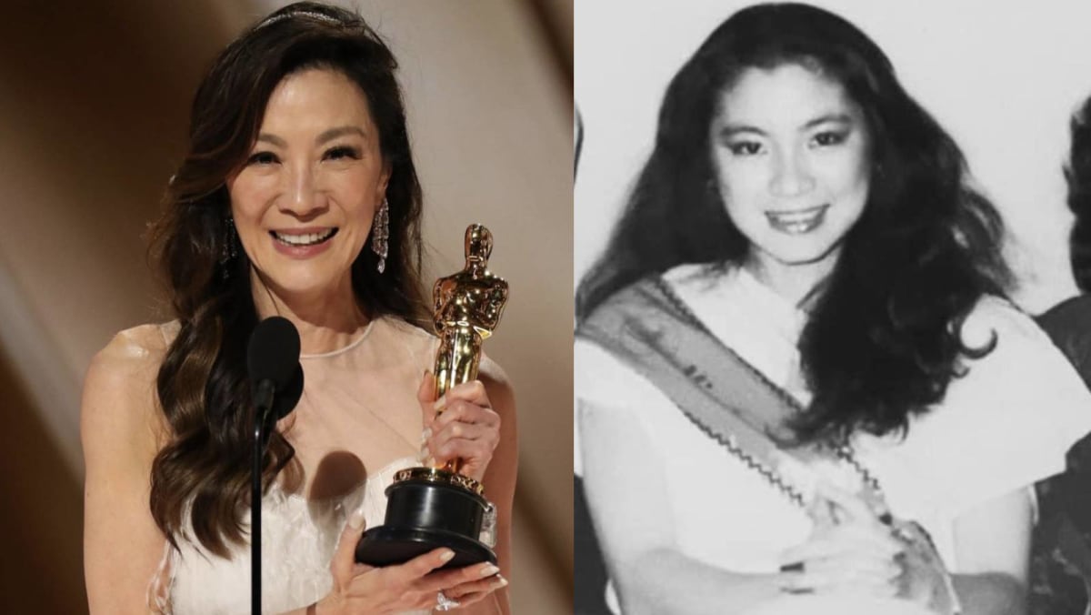 杨紫琼在 1983 年马来西亚世界小姐选美比赛中的这些照片展示了她为何成为赢家