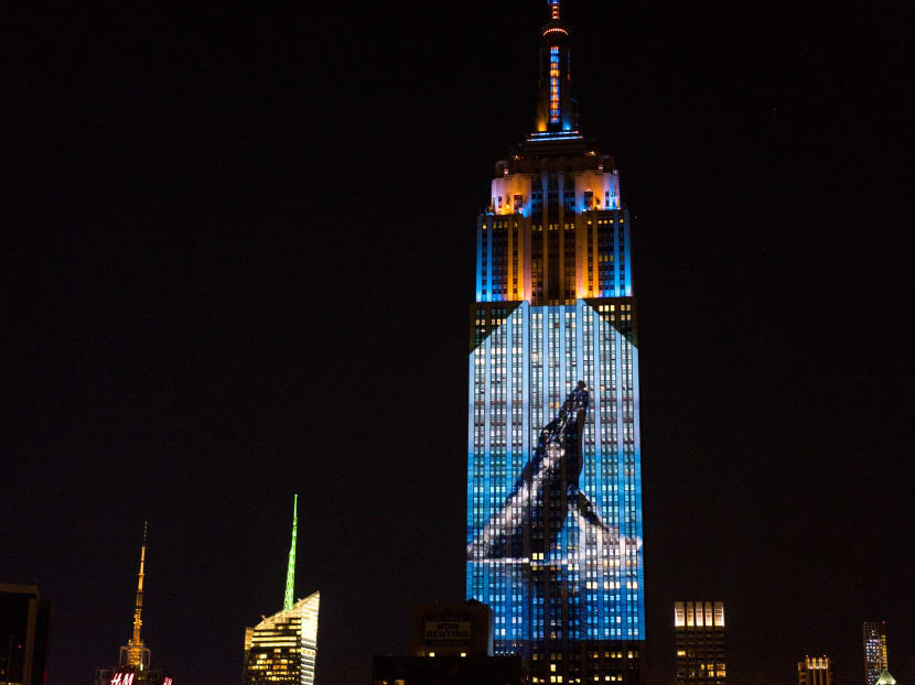 Photos of endangered animals shine on Empire State Building