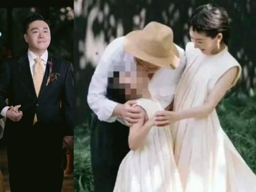 'That’s not right': Netizens criticise Taiwanese star Hao Shao Wen, 33, for kissing his 9-year-old stepdaughter on the lips