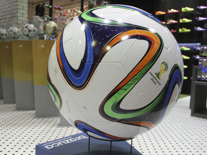 The 2014 FIFA World Cup Ball, Brazuca. TODAY file photo