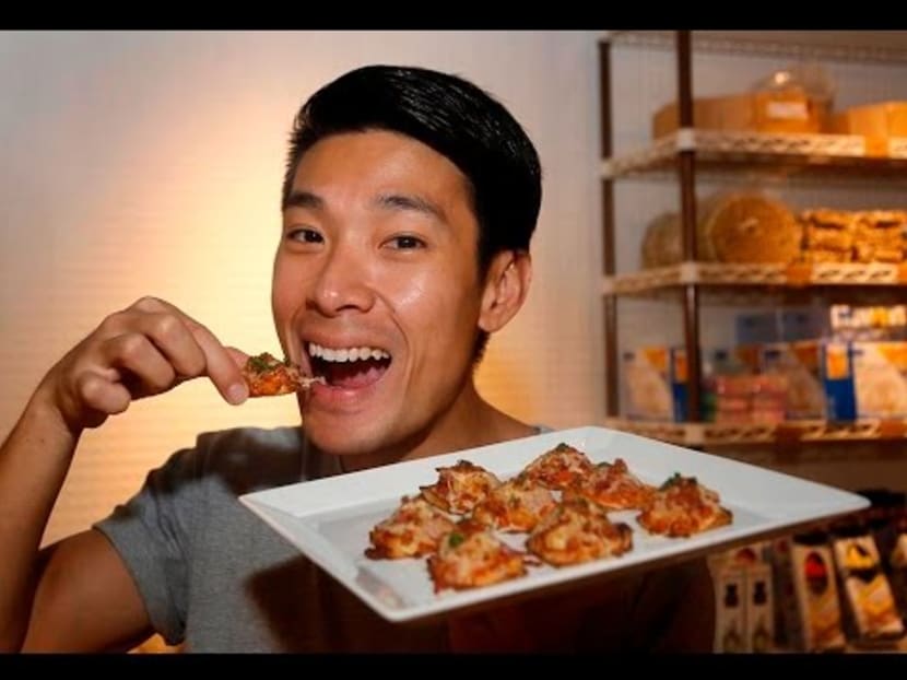 Cooking with Ben Yeo - Kimchi, bacon and cheese canapes