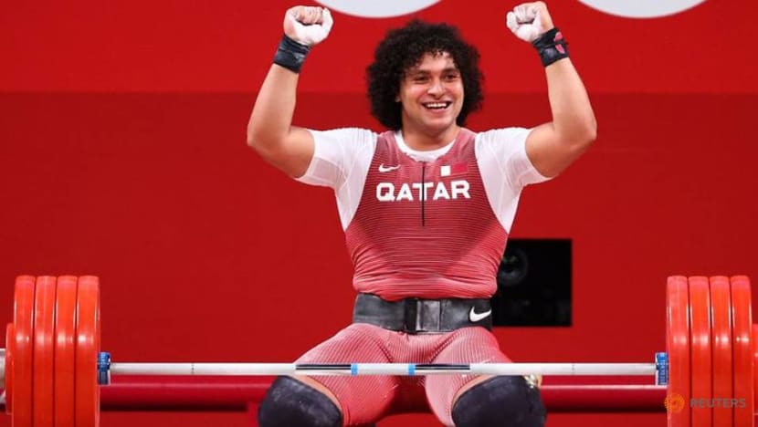 Bedrag Mastery telt Olympics: Qatar's Elhakh wins weightlifting gold in men's 96kg event - CNA