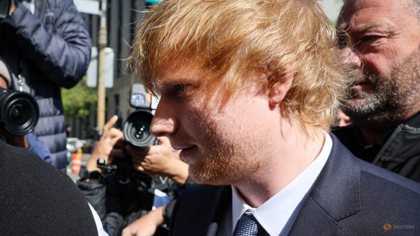 Ed Sheeran appears in US court for copyright trial over Marvin Gaye's Let's Get It On