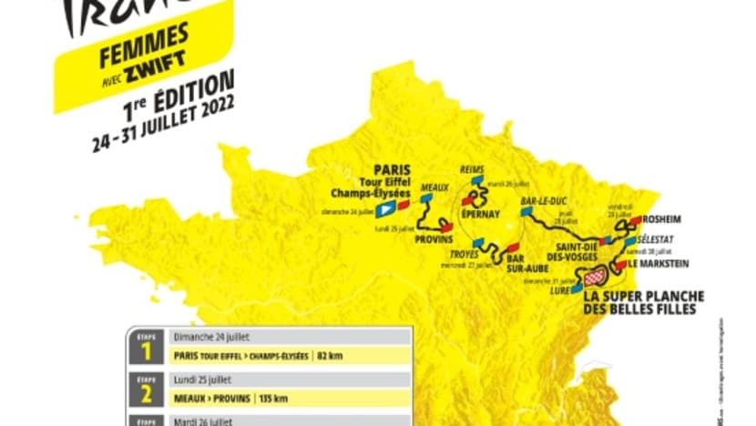 Women's Tour de France to start at Eiffel Tower Women's Tour de France to start at Eiffel Tower