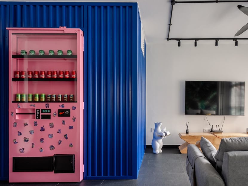 A Vending Machine At Home This Sengkang BTO Flat Has A Cute One