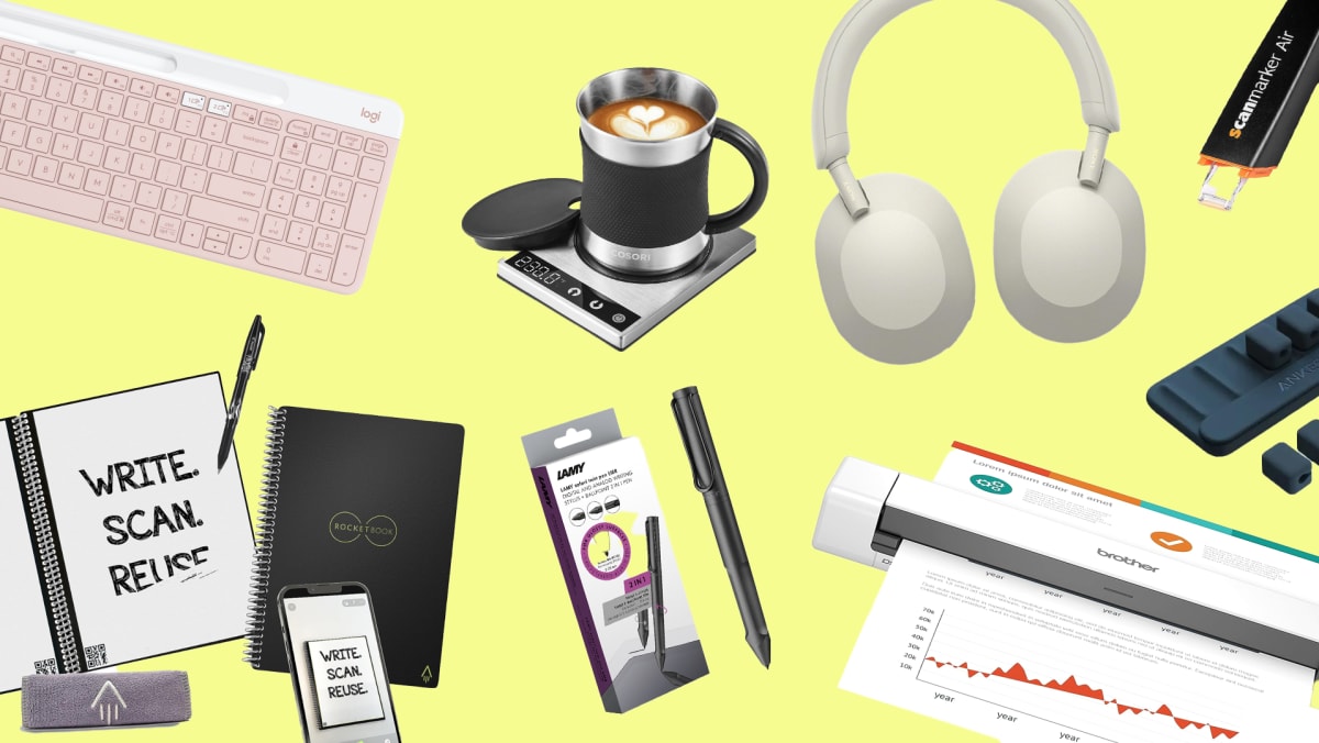 Digital notebooks, noise-cancelling headphones and more cool gadgets to help save you time at work
