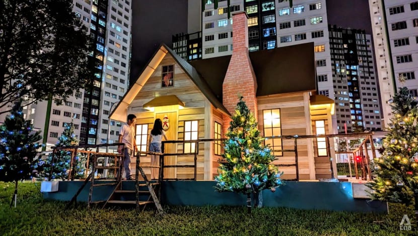 Christmas wonder returns to Woodlands with European-style wooden house, reindeer