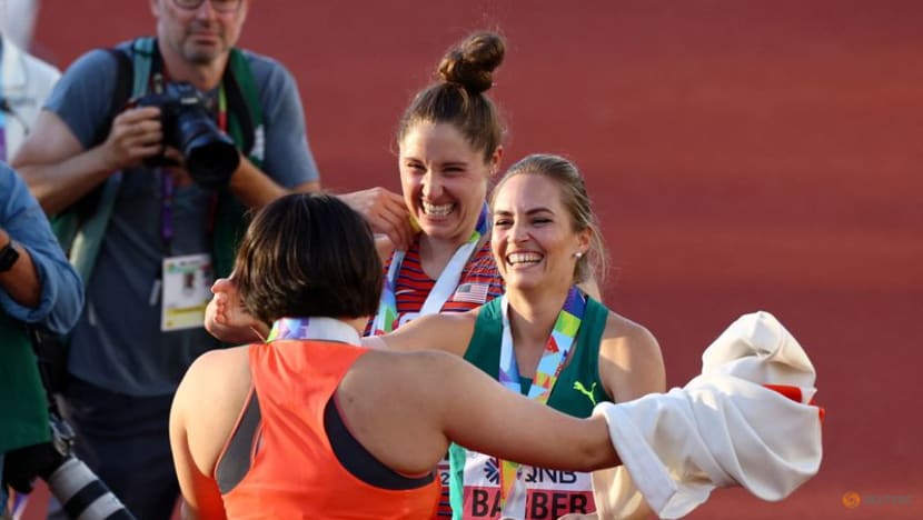 Barber retains javelin title with world-leading throw Barber retains javelin title with world-leading throw