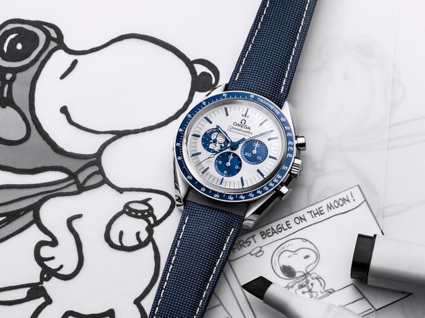 How did Snoopy find its way onto the Omega Speedmaster timepiece? 