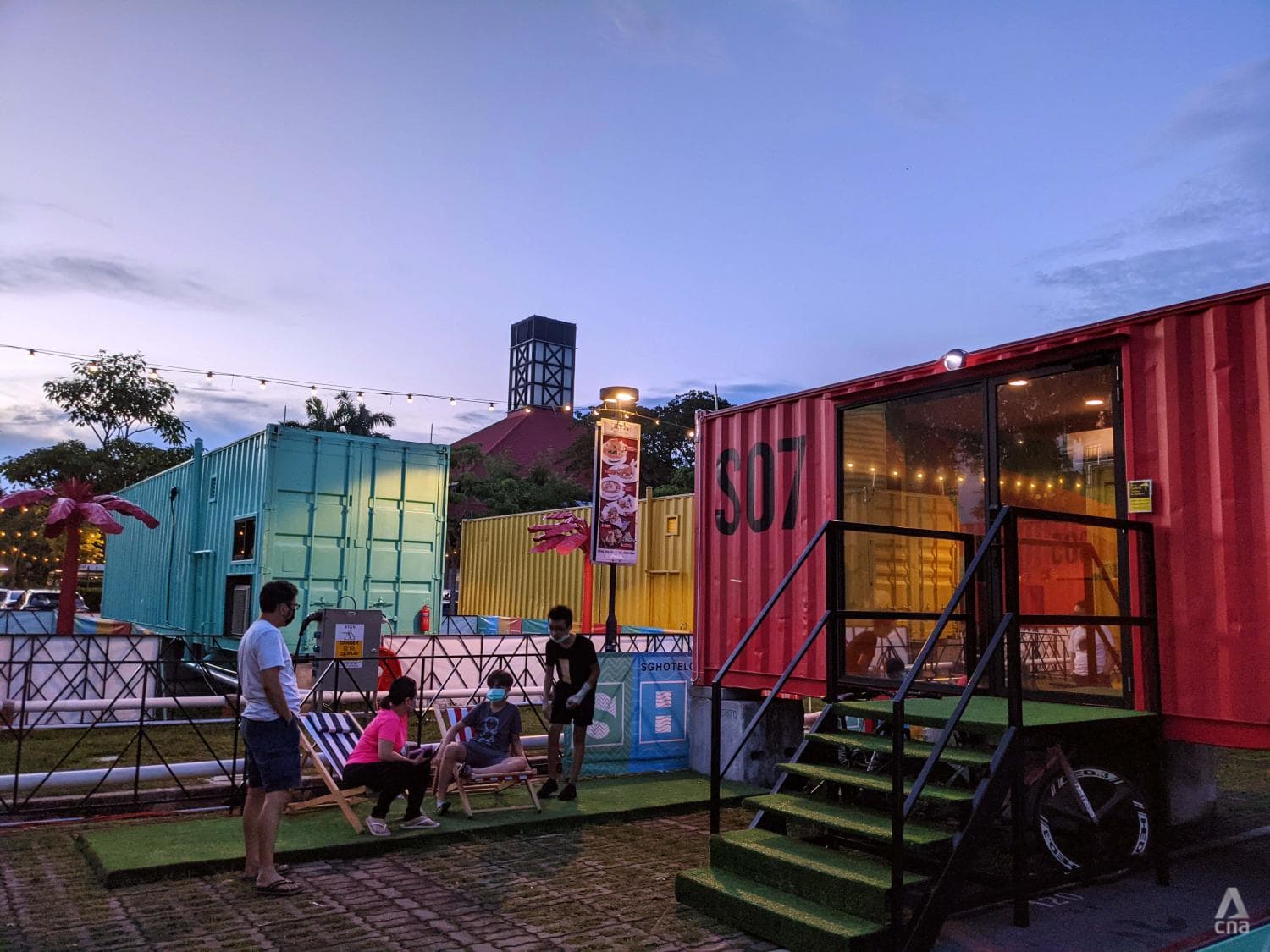 What’s it like to stay at the new container hotel at Downtown East’s car park?