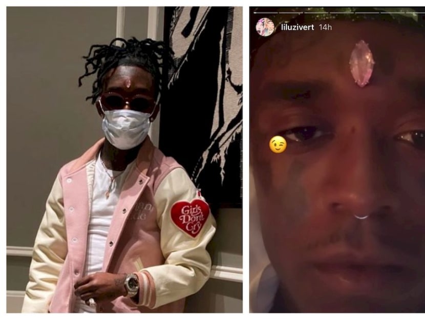 American rapper Lil Uzi Vert had his S$32.2 million diamond ripped from his forehead during a performance recently.