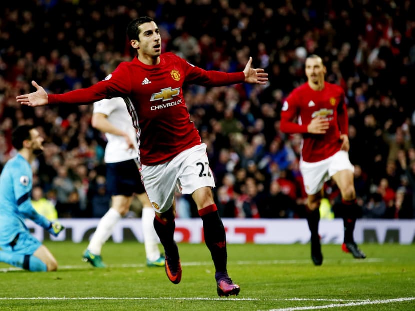 Henrikh Mkhitaryan was a non-person at Manchester United in the Premier League from Sept 10 to Nov 27, when he came on against West Ham. The Armenian has started every game since. PHOTO: REUTERS