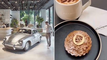 Porsche Opens Cafe At Its New S'pore Showroom, Buy Kopi & Supercar In The Same Store