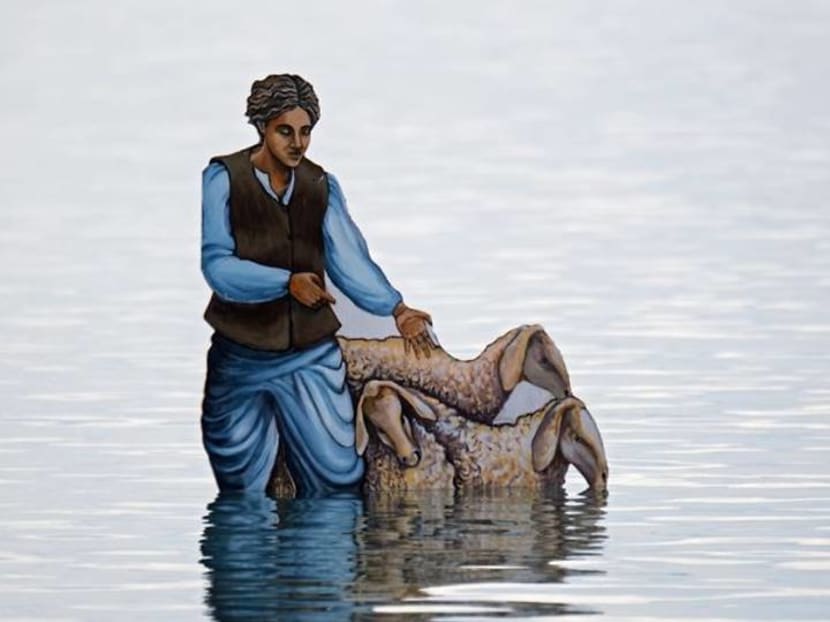 Floating nativity brings Christmas to Venice lagoon Floating nativity brings Christmas to Venice lagoon