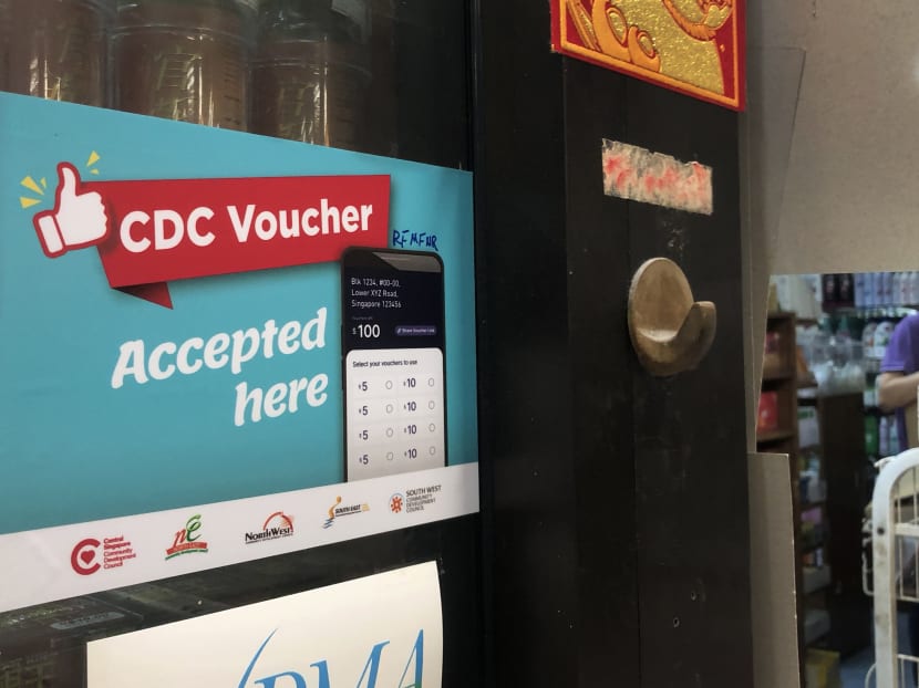 Through the CDC Vouchers Merchants Go Where webpage, members of the public will be able to key in their postal code or street name online to find vendors nearest to them and redeem the vouchers. Through the CDC Vouchers Merchants Go Where webpage, members of the public will be able to key in their postal code or street name online to find vendors nearest to them and redeem the vouchers.