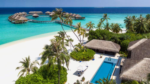 At this private island resort in the Maldives, it’s hard to get away