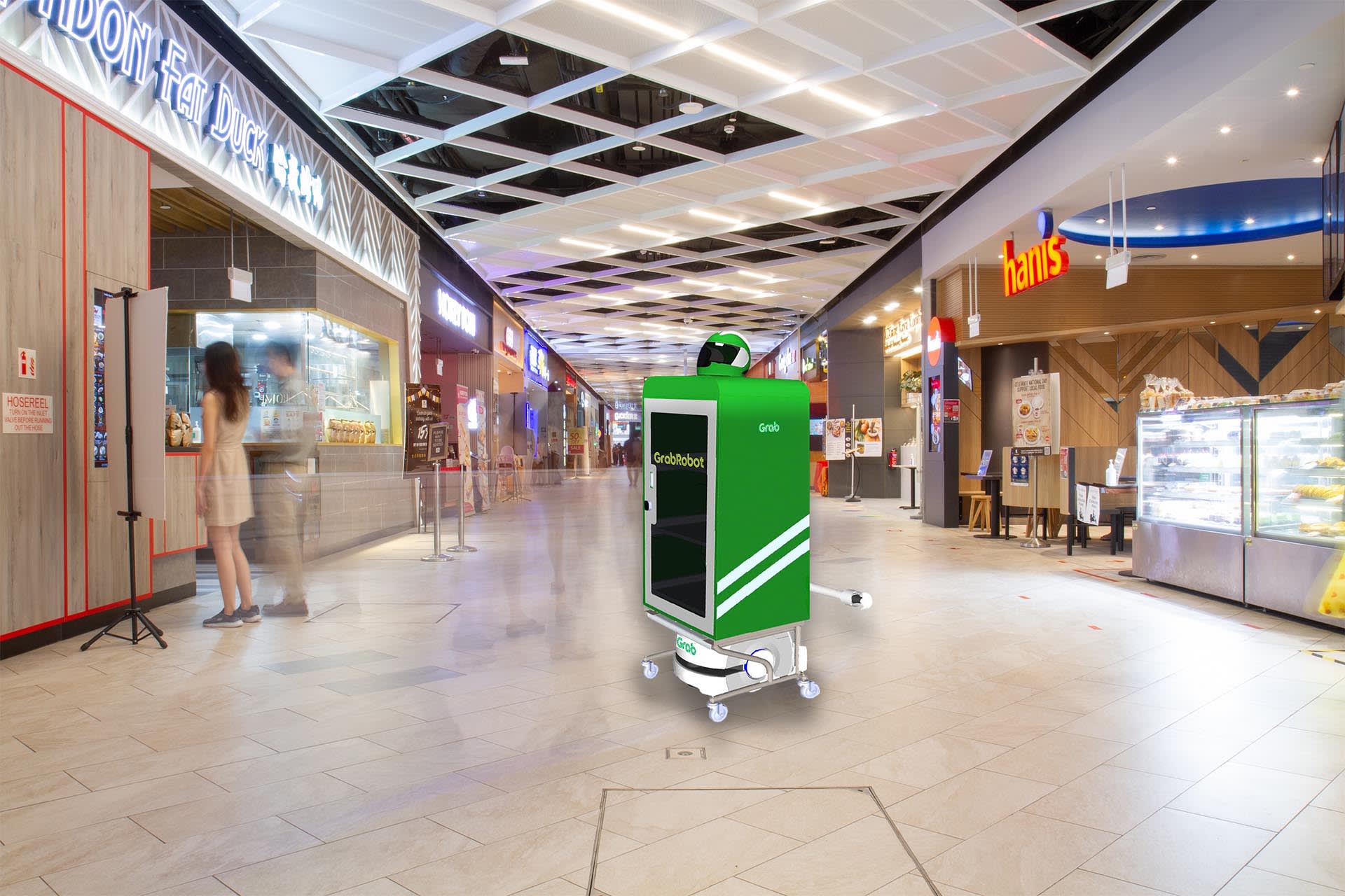 This Grab Robot Runner Will Soon Collect Your Orders From Several Eateries For Quicker Deliveries This Grab Robot Runner Will Soon Collect Your Orders From Several Eateries For Quicker Deliveries