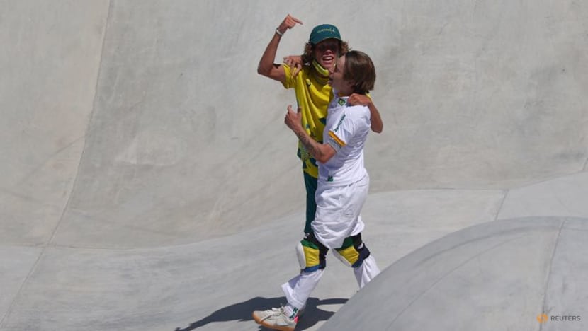 Olympics-Skateboarding-Australia's Palmer wins gold for men's park Olympics-Skateboarding-Australia's Palmer wins gold for men's park