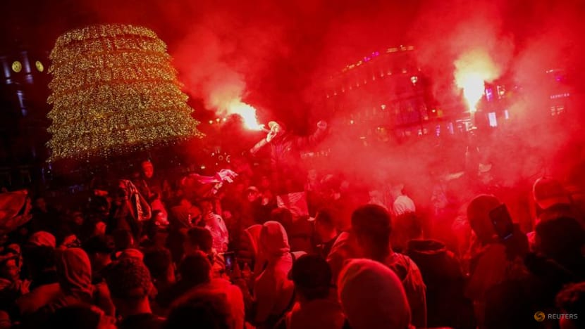 Spain in mourning, local Moroccans rejoice at World Cup surprise Spain in mourning, local Moroccans rejoice at World Cup surprise