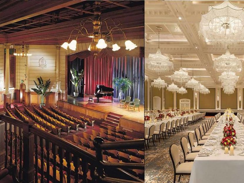 Raffles Hotel's old Jubilee Hall has now been transformed into an events ballroom Raffles Hotel's old Jubilee Hall has now been transformed into an events ballroom