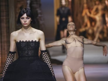 Dior turned to history books for inspiration at Paris Fashion Week