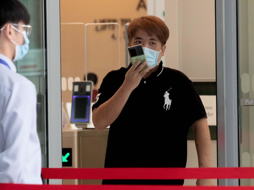 Kelvin Lim Chee Wee pictured outside the State Courts in November 2020. Kelvin Lim Chee Wee pictured outside the State Courts in November 2020.