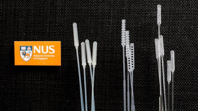 NUS researchers develop 3 new COVID-19 swabs to address shortage NUS researchers develop 3 new COVID-19 swabs to address shortage