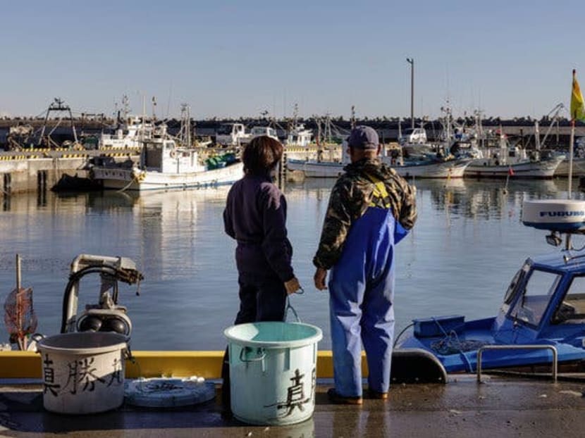 Mr Tatsuo Niitsuma, a commercial fisherman, and his wife Yoko, in Iwaki, Japan, on Dec 4, 2019. The water from the Fukushima disaster is more radioactive than the authorities have previously publicised, raising doubts about government assurances that it will be made safe. Mr Tatsuo Niitsuma, a commercial fisherman, and his wife Yoko, in Iwaki, Japan, on Dec 4, 2019. The water from the Fukushima disaster is more radioactive than the authorities have previously publicised, raising doubts about government assurances that it will be made safe.