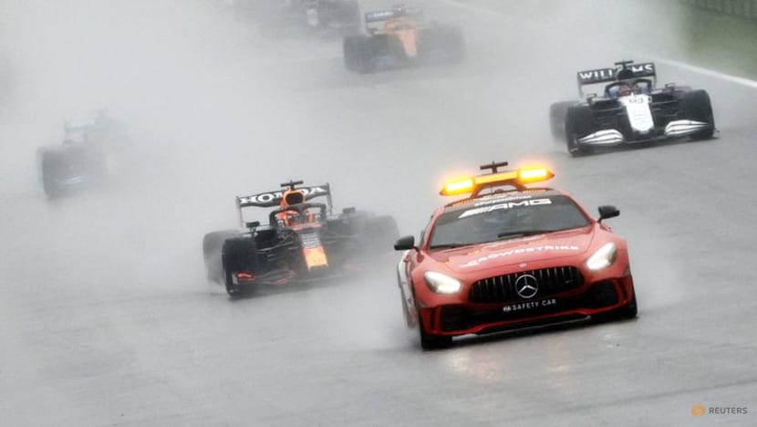 Formula 1: Rain forces suspension of Belgian Grand Prix start Formula 1: Rain forces suspension of Belgian Grand Prix start
