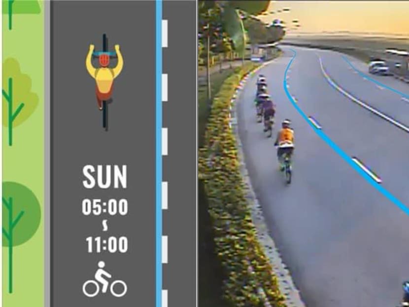 An artist impression of the dedicated cycling lane along Camp West Road. An artist impression of the dedicated cycling lane along Camp West Road.