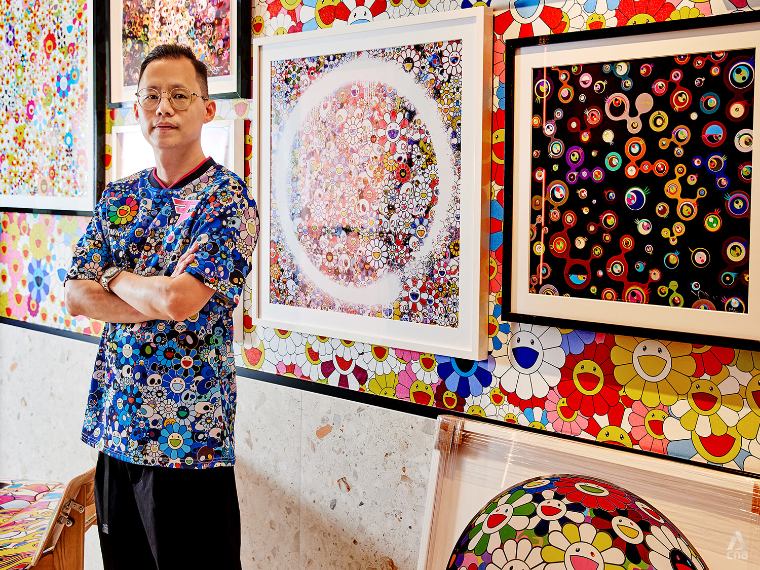 How a Singaporean couple turned their home into a Takashi Murakami