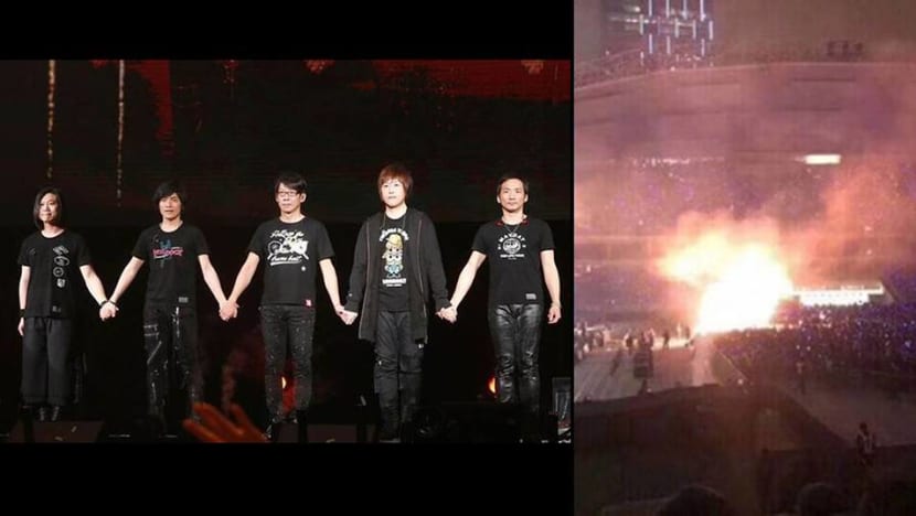 Fire breaks out at Mayday’s concert