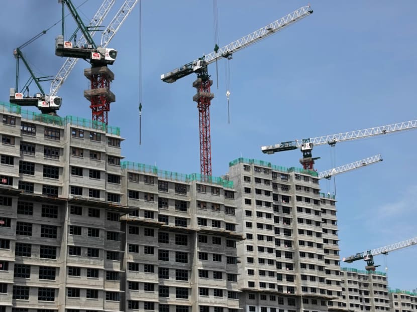 A file photo of a Built-To-Order flat being built. A file photo of a Built-To-Order flat being built.