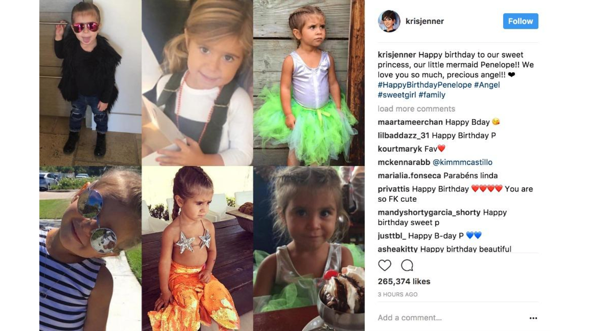 Penelope Disick showered with tributes for fifth birthday - 8days