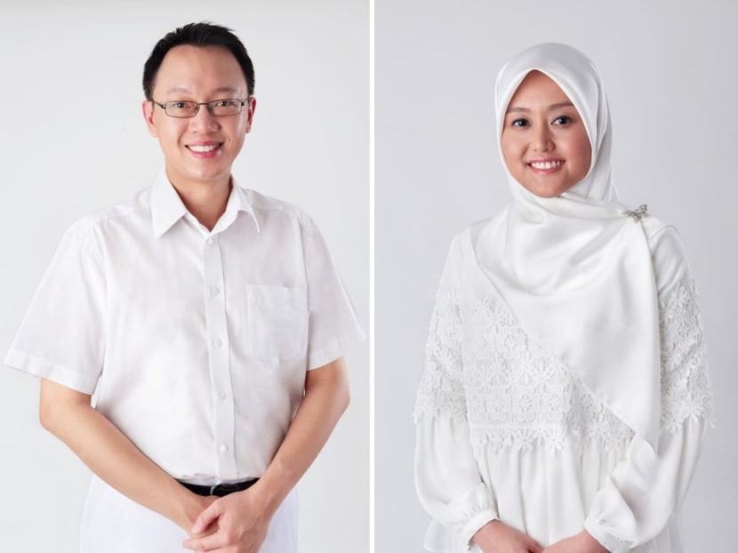 Dr Tan Wu Meng and Mdm Rahayu Mahzam will join the People's Action Party (PAP) team to contest in Jurong GRC in the coming General Election. Photo: PAP