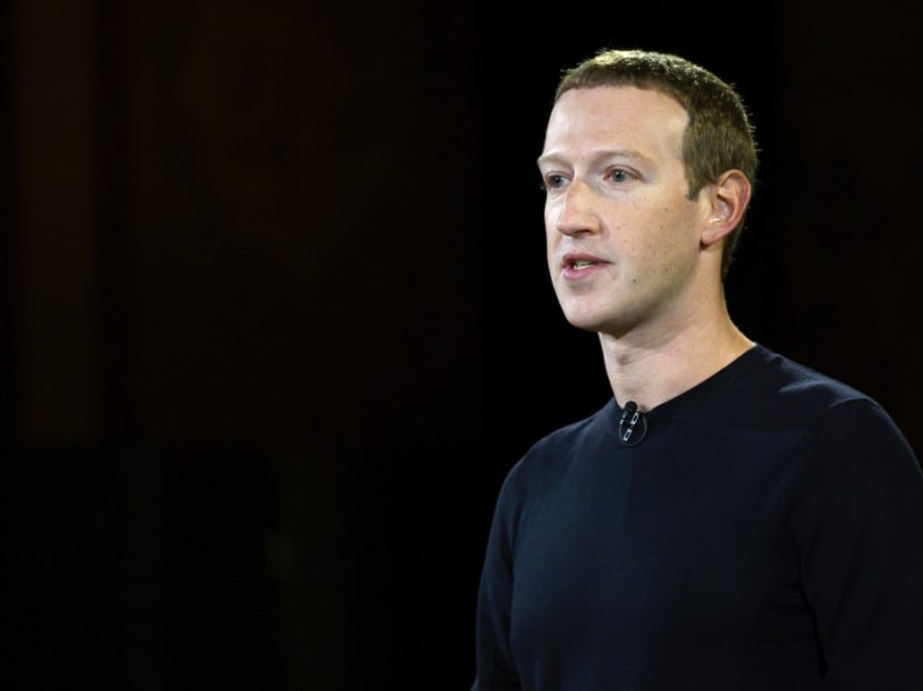 Facebook founder Mark Zuckerberg speaks at Georgetown University in a 'Conversation on Free Expression" in Washington, DC on October 17, 2019.
