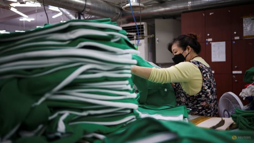 High demand for 'Squid Game' tracksuits cheers S Korea's struggling garment sector