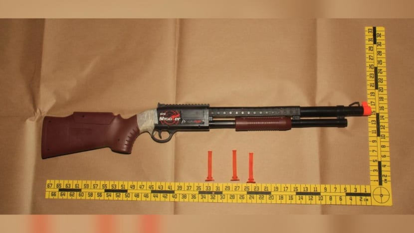 Two men investigated for causing public alarm after shotgun-like object seen in online video