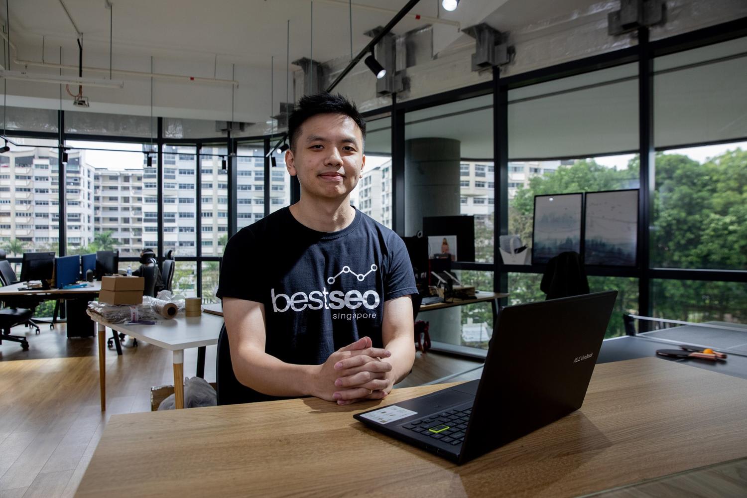 Mr Jim Ng, 27, is the founder of digital marketing agency Best SEO Marketing. Mr Jim Ng, 27, is the founder of digital marketing agency Best SEO Marketing.