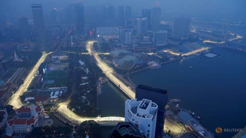 Forest fire haze clears over Singapore ahead of F1