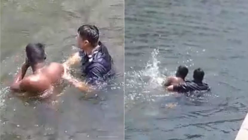 Police arrest man who jumped into Rochor Canal after allegedly molesting churchgoer Police arrest man who jumped into Rochor Canal after allegedly molesting churchgoer