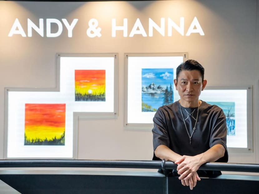 Andy Lau proudly shows 11-year-old daughter's paintings in exhibition, says she's 'more creative than me'