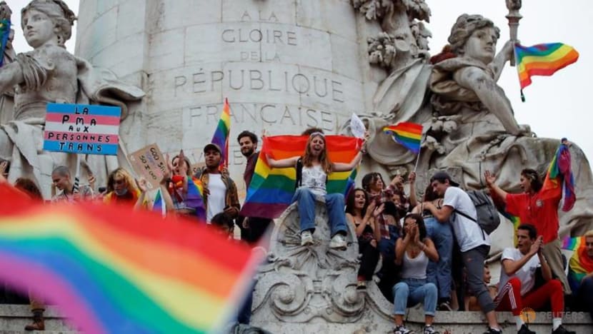 Thousands march in Paris' first LGBT pride since lockdown Thousands march in Paris' first LGBT pride since lockdown