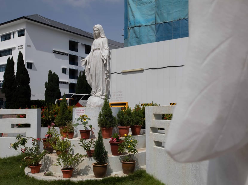 The Church of the Nativity of the Blessed Virgin Mary said on Nov 13, 2020 that a statue on its premises was vandalised the day before. The Church of the Nativity of the Blessed Virgin Mary said on Nov 13, 2020 that a statue on its premises was vandalised the day before.