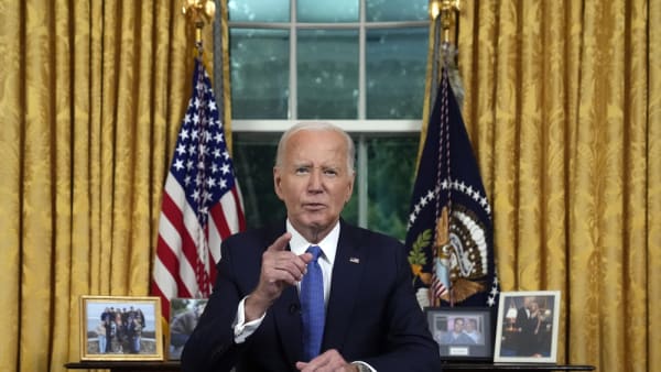 Biden explains decision to quit 2024 race in Oval Office address