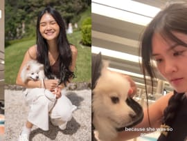 Ex-Mediacorp child actress travels with pet dog on Swiss Air flight for 21-day holiday to Europe