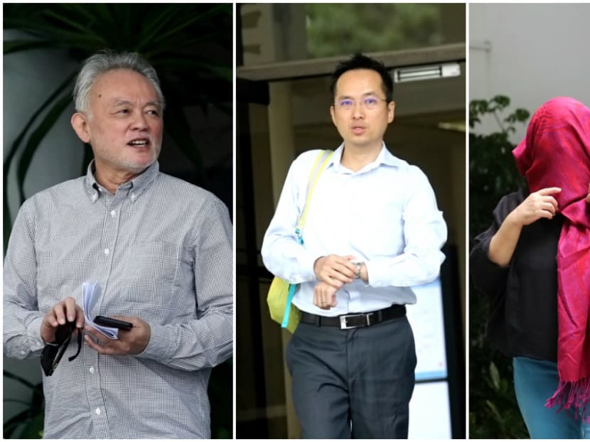 Left to right: Andrew Lim Ann Hoe, Chin Ming Kam, 44 and Goh Seow Mooi. Photos: Nuria Ling/TODAY