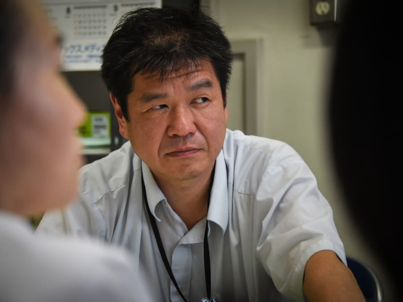 This picture taken on July 15, 2015 shows Hirotaro Iwase, professor at the forensic medicine department of Japan's Chiba University, at his legal medicine lecture room at Chiba University in Chiba City, suburban Tokyo. Photo: AFP